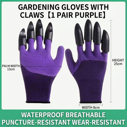 Garden Gloves With Claws For Digging