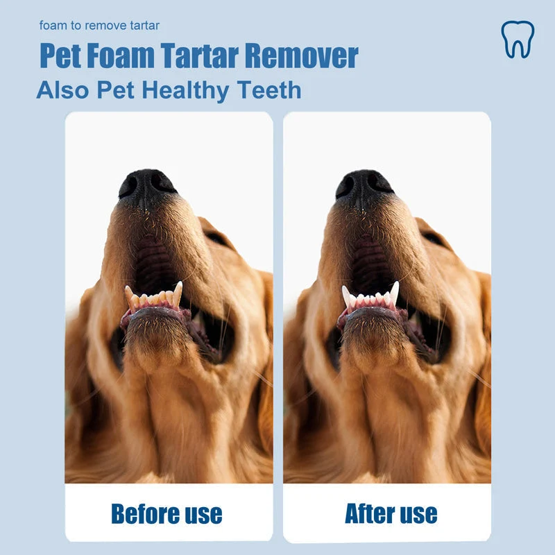 ✨ Pet Oral Cleaning and Plaque Removal Foam