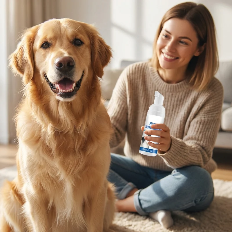 ✨ Pet Oral Cleaning and Plaque Removal Foam