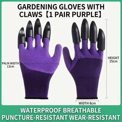 Garden Gloves With Claws For Digging